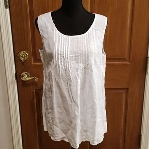 Laura Bianchi Linen Tank Top